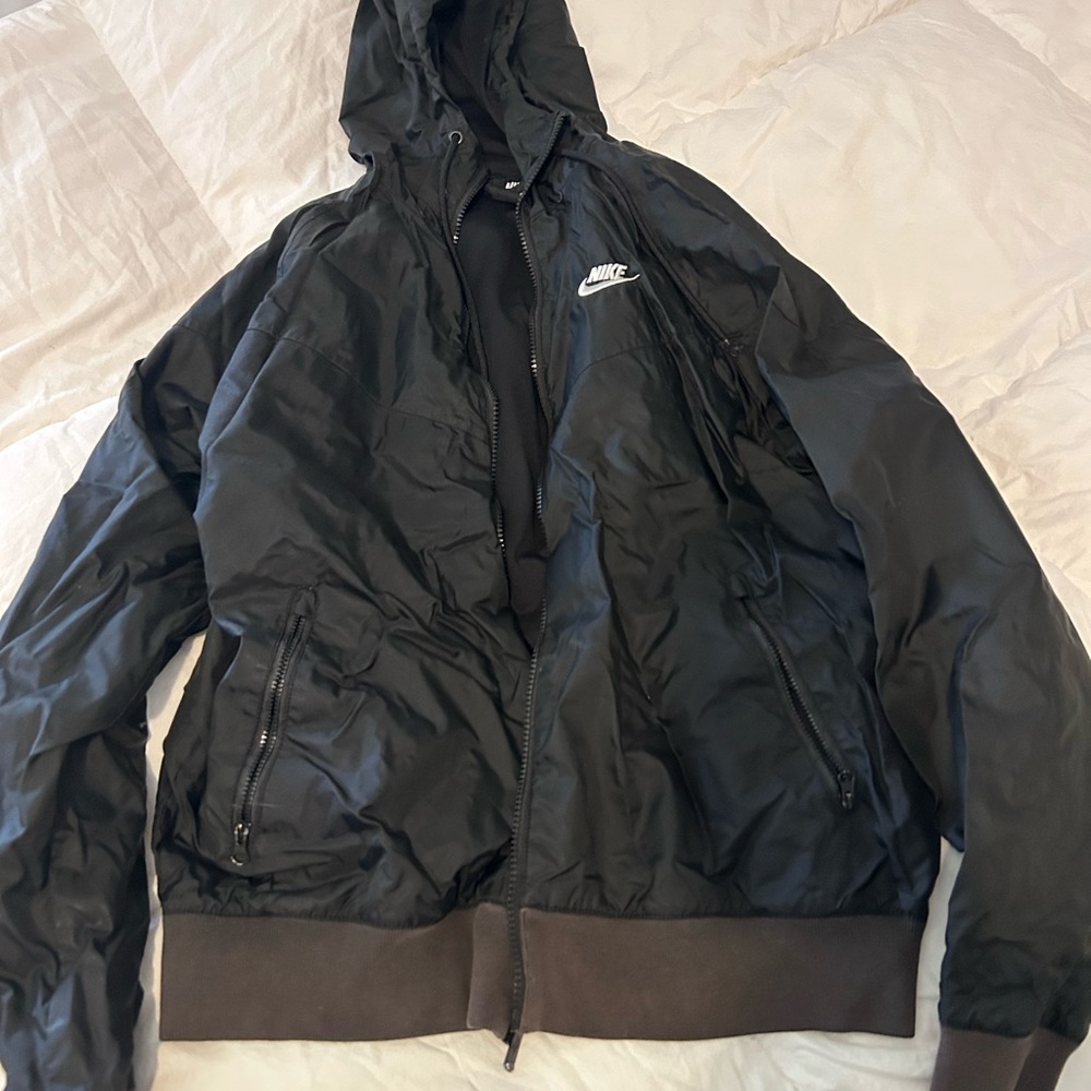 Nike Black Windbreaker Jacket